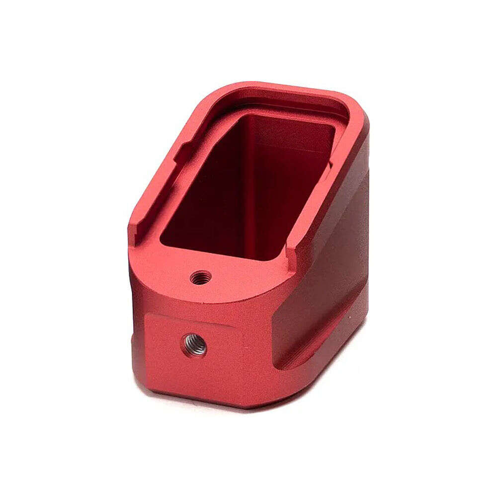 Parts Strike Industries 4.50" ALUM EXT MAG PLATE GLK G17 / G22 RED